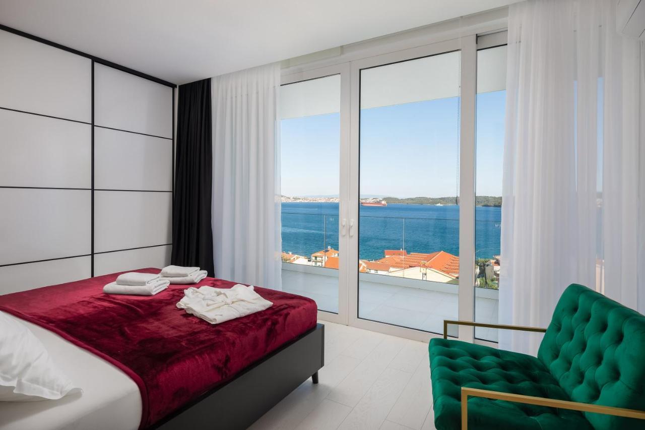 Villa Adria View With Heated Pool I Trogir Exterior foto