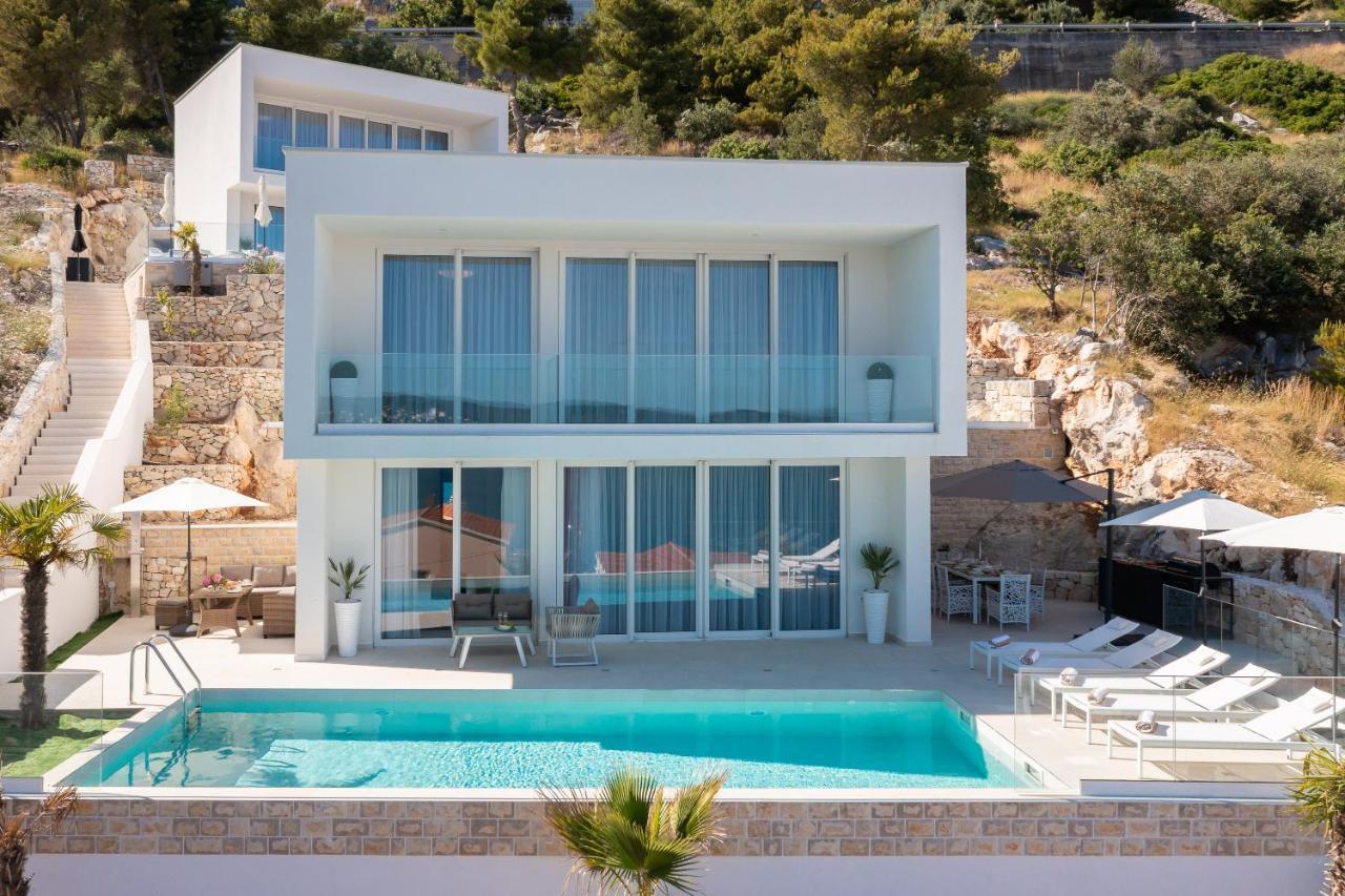 Villa Adria View With Heated Pool I Trogir Exterior foto