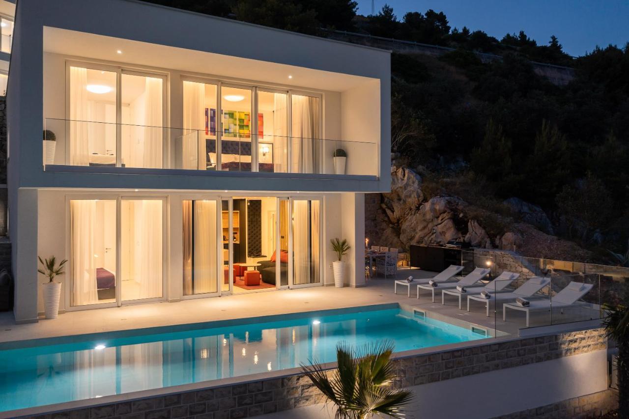 Villa Adria View With Heated Pool I Trogir Exterior foto