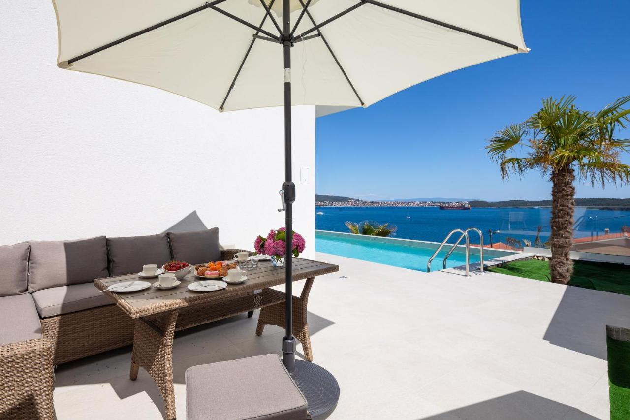 Villa Adria View With Heated Pool I Trogir Exterior foto