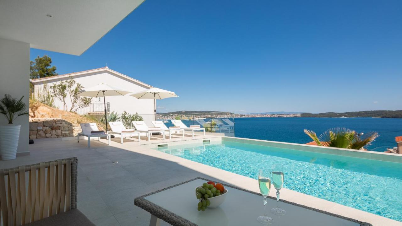 Villa Adria View With Heated Pool I Trogir Exterior foto